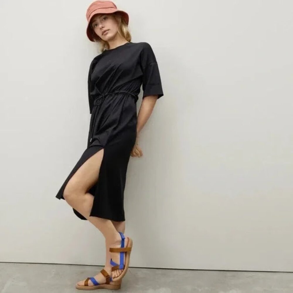 Everlane Black Midi Dress
